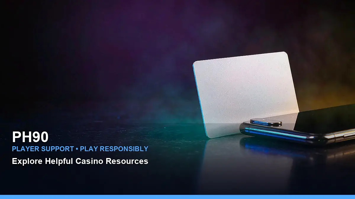 PH90 mobile casino access screen highlighting payment options and smooth account use