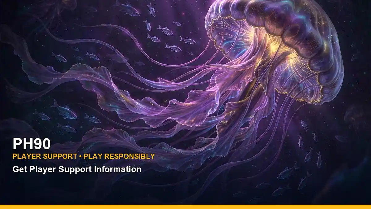 Casino fishing game visual featuring an adult Filipina host in an angler-inspired setting